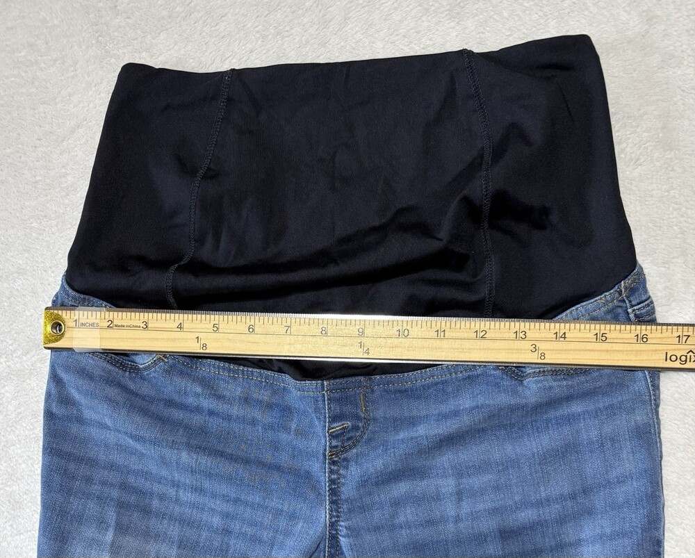 Isabel Maternity Jeggings Womens 6/28R Blue Stretch Denim Pull On - Picture 4 of 8